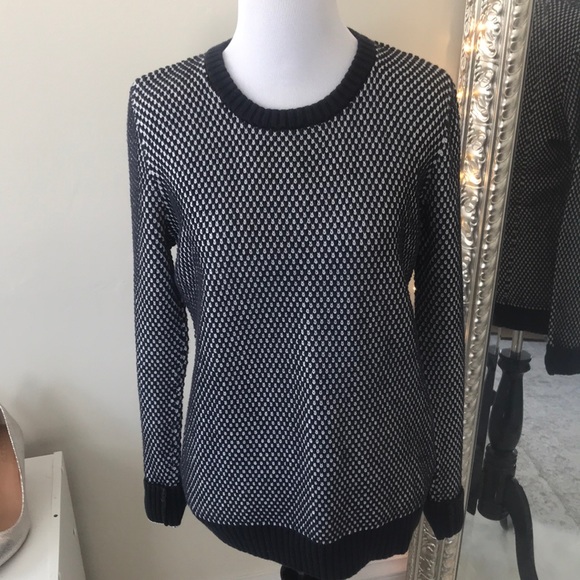 French Connection Sweaters - Navy and White Crewneck Sweater French Connection Sweaters - Navy and White Crewneck Sweater